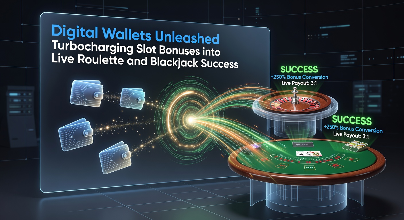 Live dealer blackjack table with digital wallet overlay showing real-time bonus credit influx from slot machines