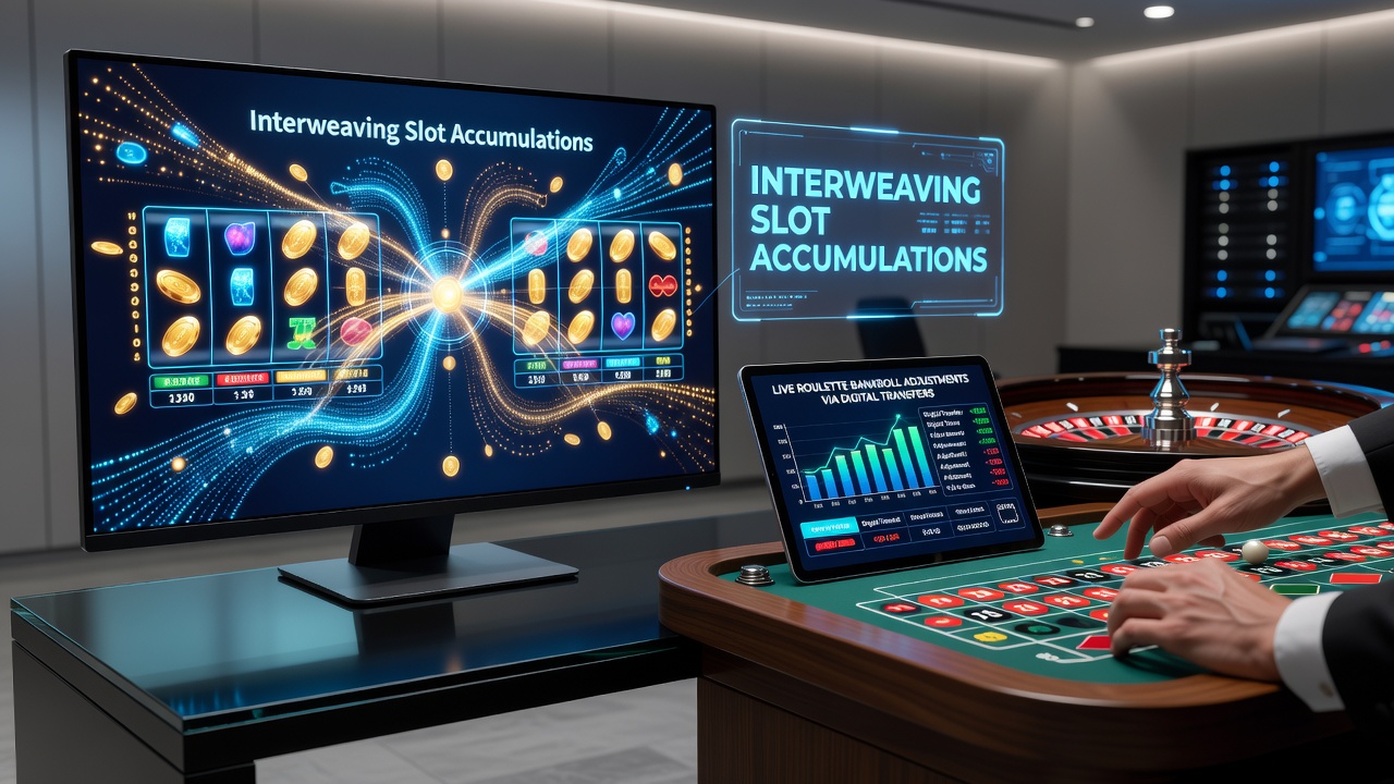 Live roulette table interface with visible digital wallet transfer options for slot accumulations